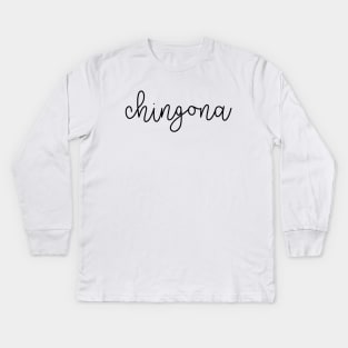 Chingona Kids Long Sleeve T-Shirt